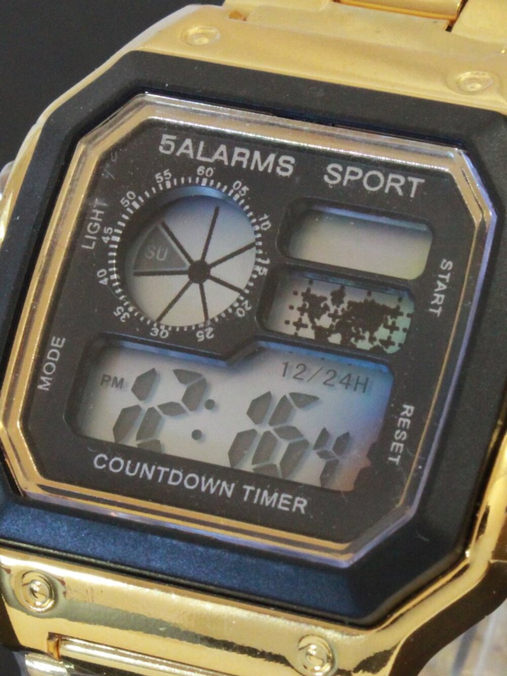 Royal Style Dual Time Alarm Stop Watch Count Down Timer - Picture 10 of 12